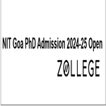 NIT Goa PhD Admission 2024 Open